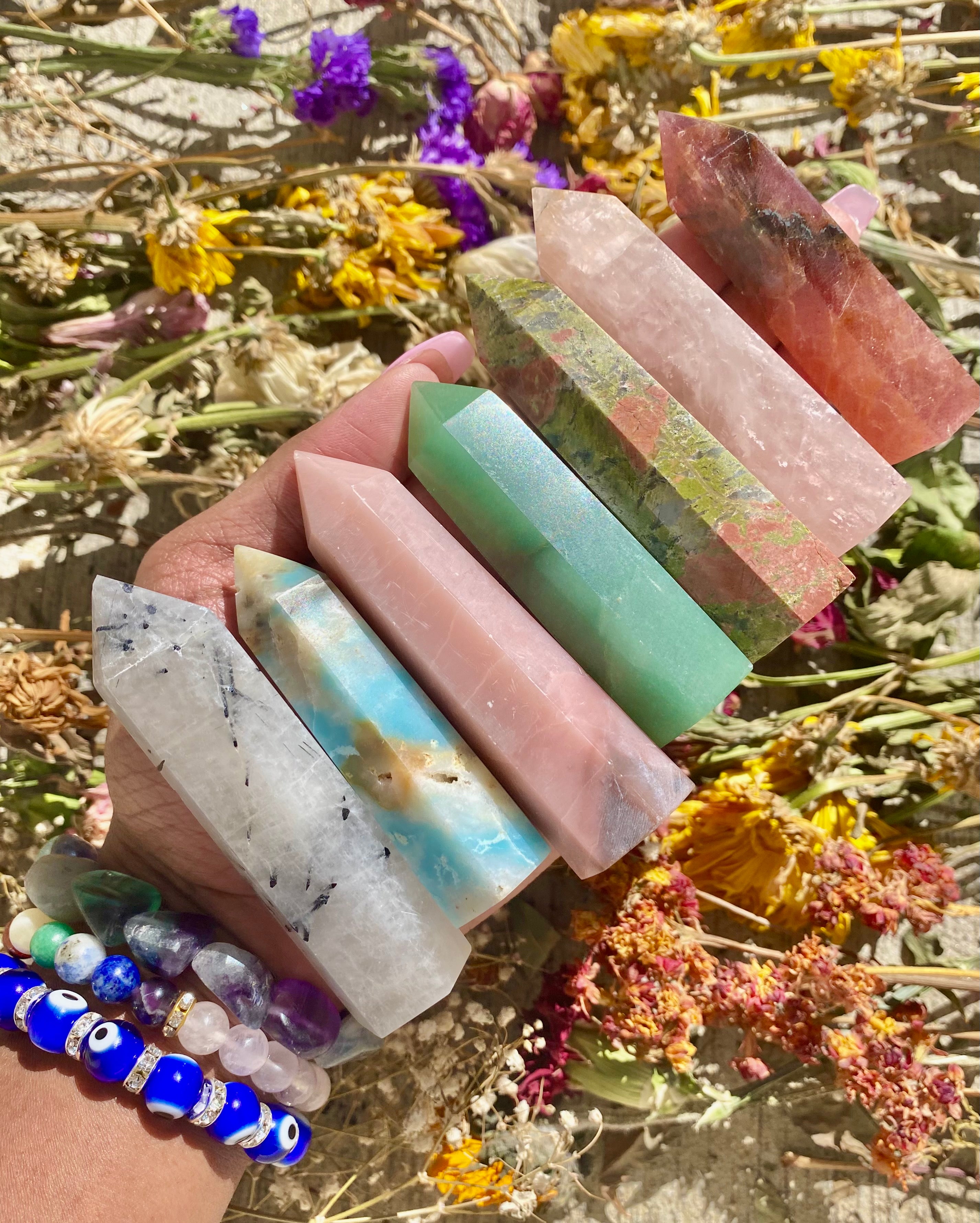 crystal wands|points|towers