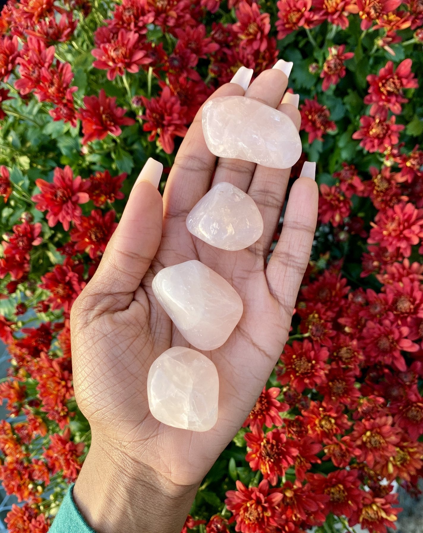 tumbled|raw|rough crystals