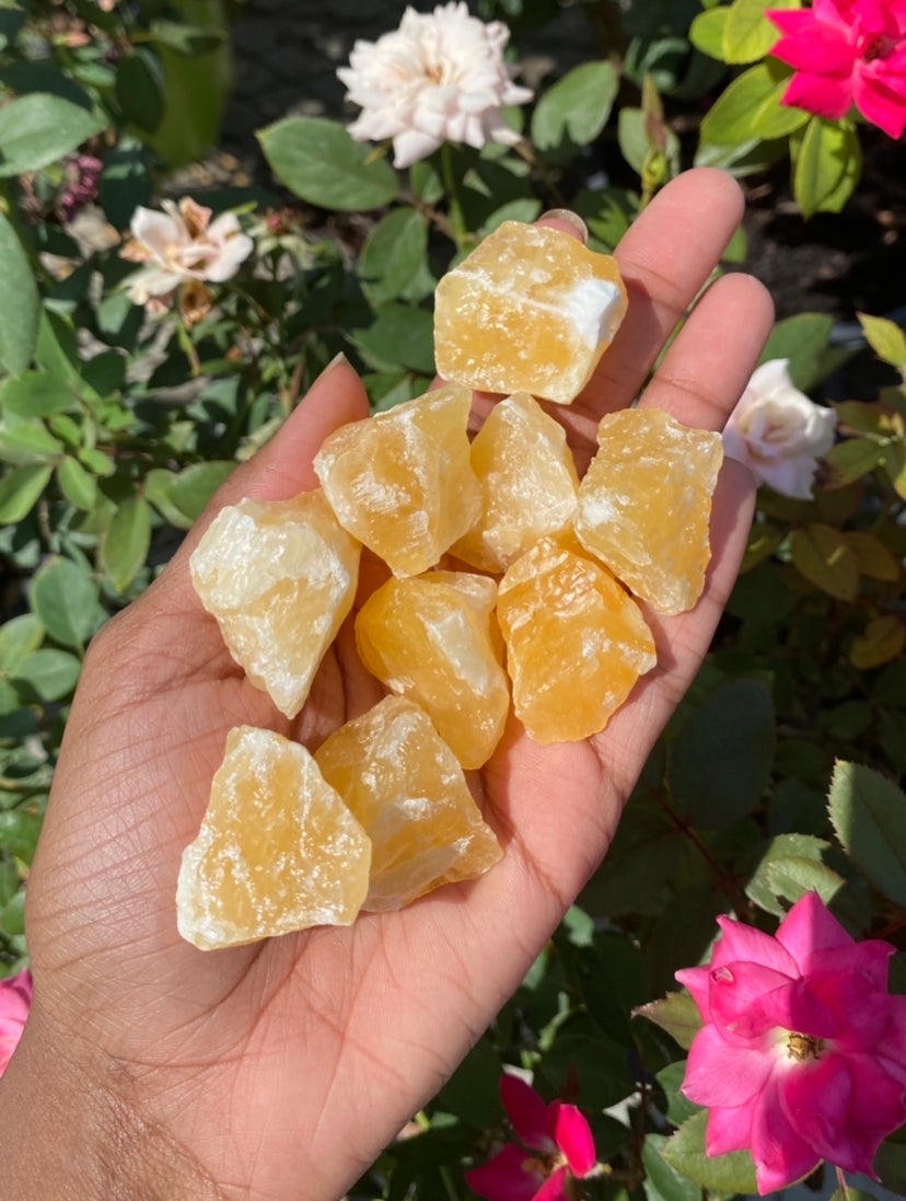 Orange Calcite - Raw