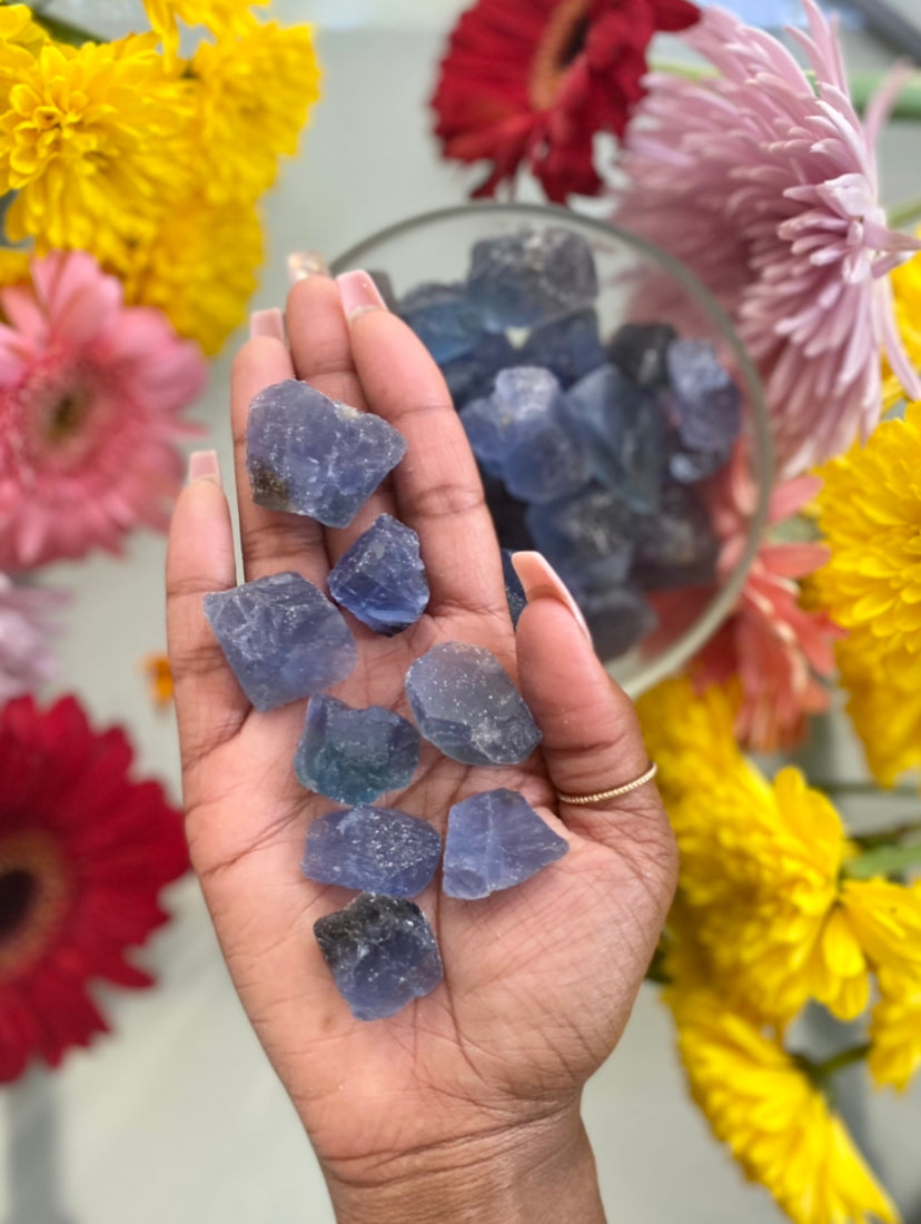Blue Fluorite - Raw