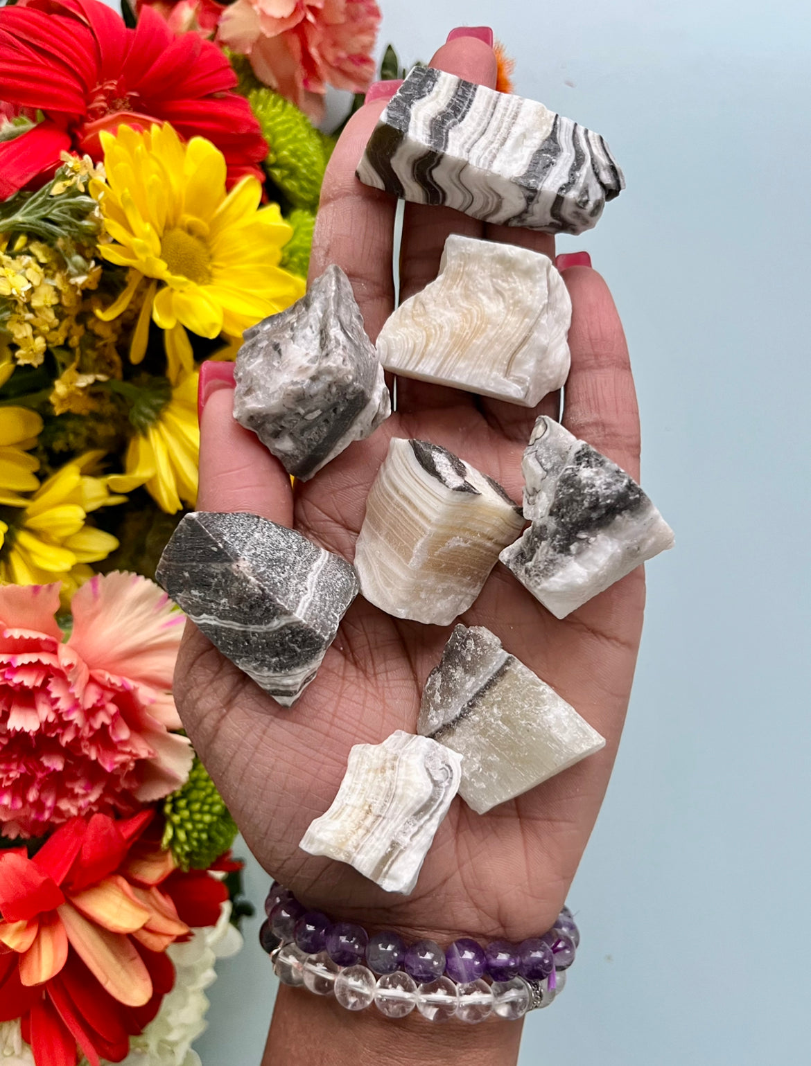 Zebra Calcite (Mexico) - Rough