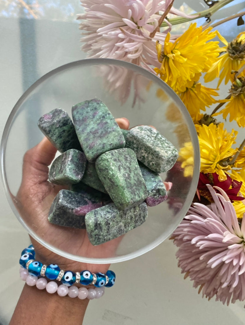 Ruby Zoisite - Cubed