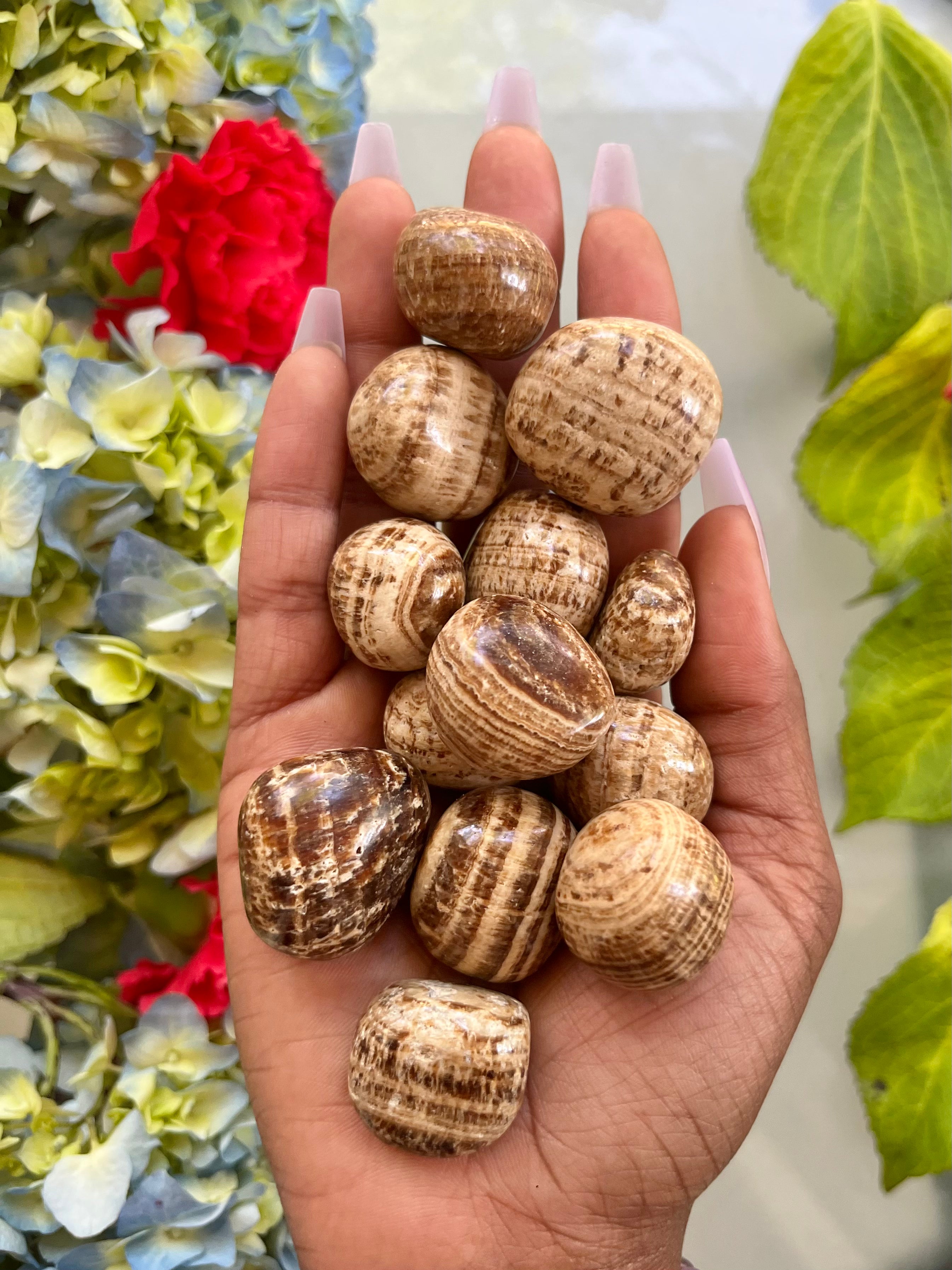 Aragonite (Peru) - Tumbled