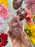 Strawberry Quartz Heart